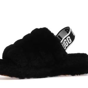 UGG Woman’s W Fluff Black Yeah Slide